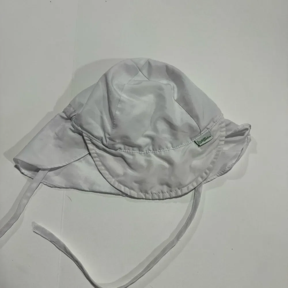 Green Spouts 9-18M UV Protection White Sun Hat